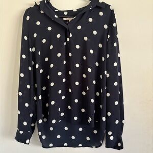 Loft Polka Dot Women's Top blouse
